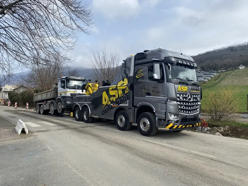 Intervention ASR Dépannage : camion benne
